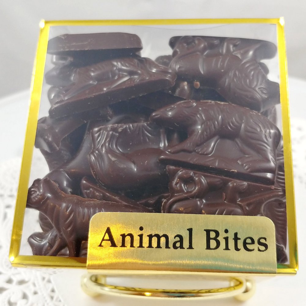 Animal Shaped Dark Chocolate Bites | Chocolate Necessities