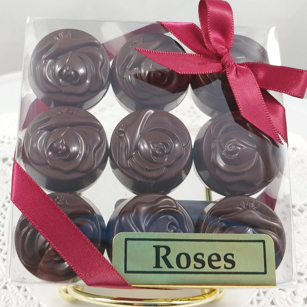 Dark Chocolate Roses Box By Chocolate Necessities Chocolate Necessities