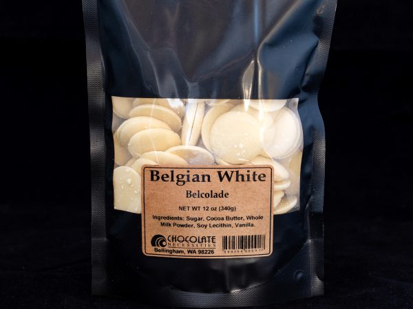 A bag of white chocolate chips